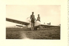 Grunau Baby - Schulflugzeug,  vor Start